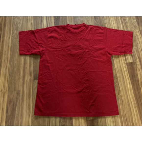 Fubu Old School Mens Heavy T Shirt Size XL Red Fubu Jeans Collection Vintage - Picture 6 of 8
